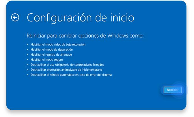 ¿cómo reiniciar mi PC en modo seguro?
