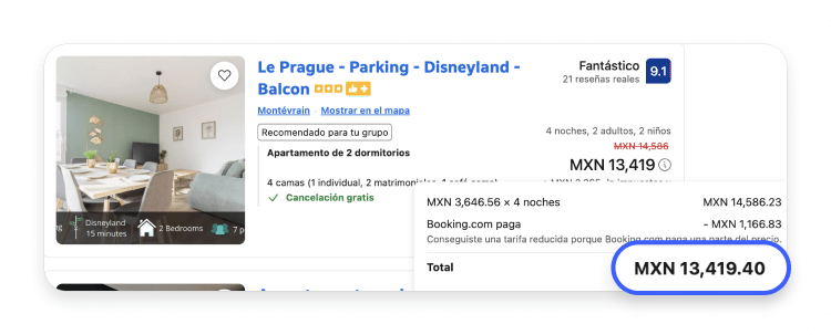 Cómo conseguir alojamiento en Disney París más barato desde México.