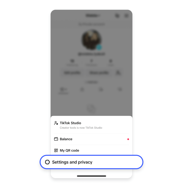 step 3 to set up the Family pairing on TikTok