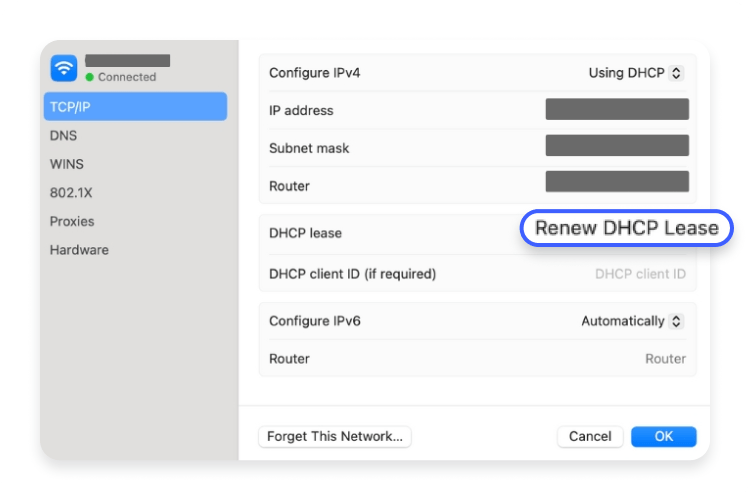 How to change your IP address on a Mac: Step 3
