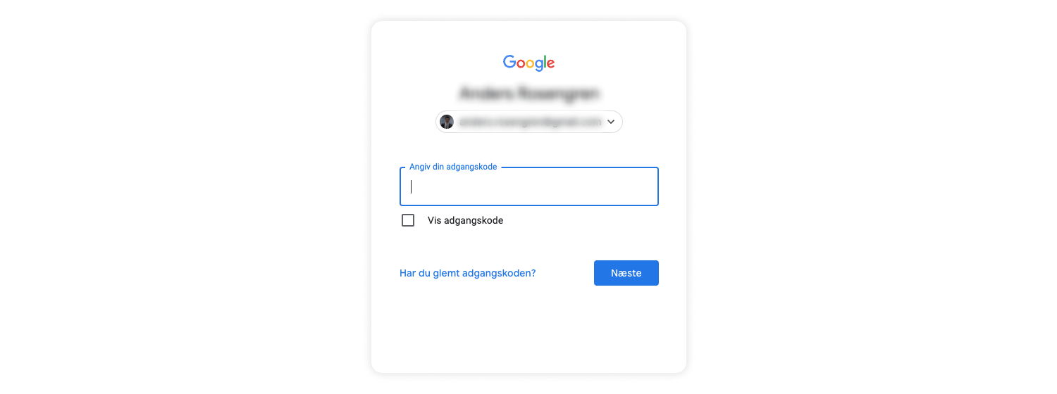 how to change gmail password