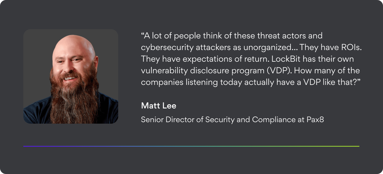 Matt Lee, Pax8.