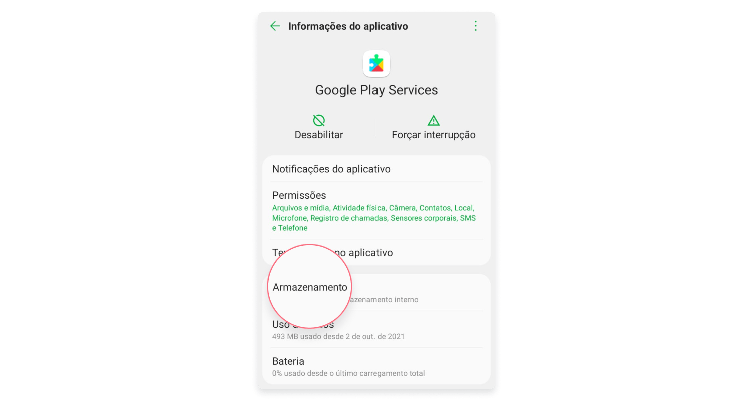 Limpe o cache da Google Play: passo nº5