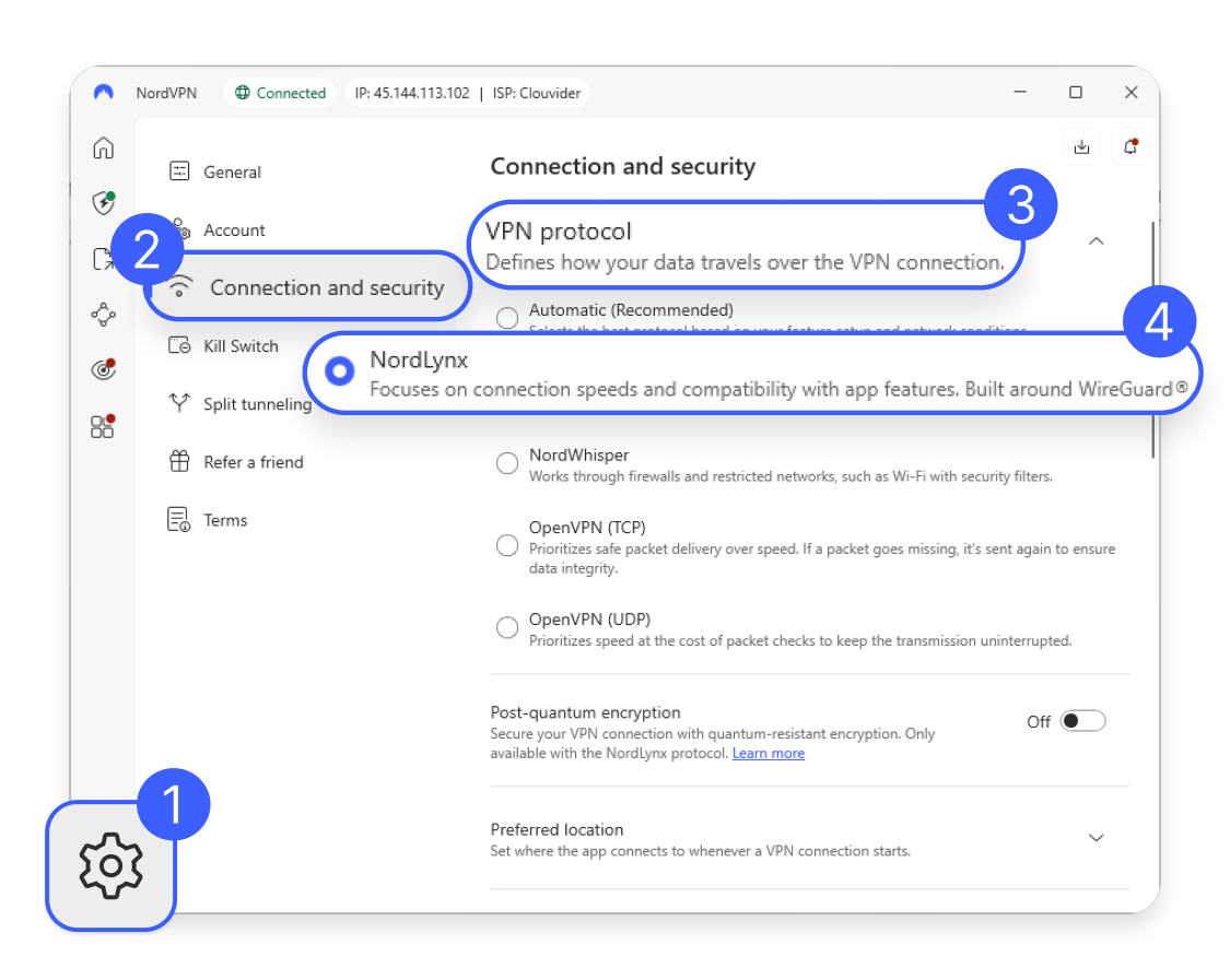 How to test your VPN speed: Step 4.