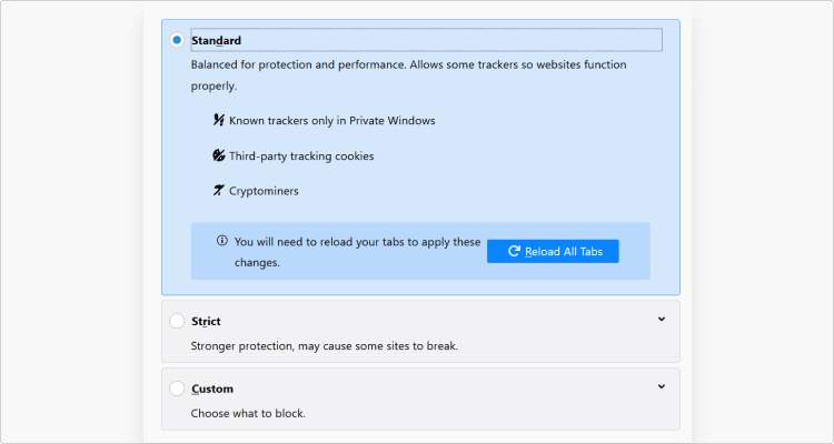 Delete cookies in Mozilla