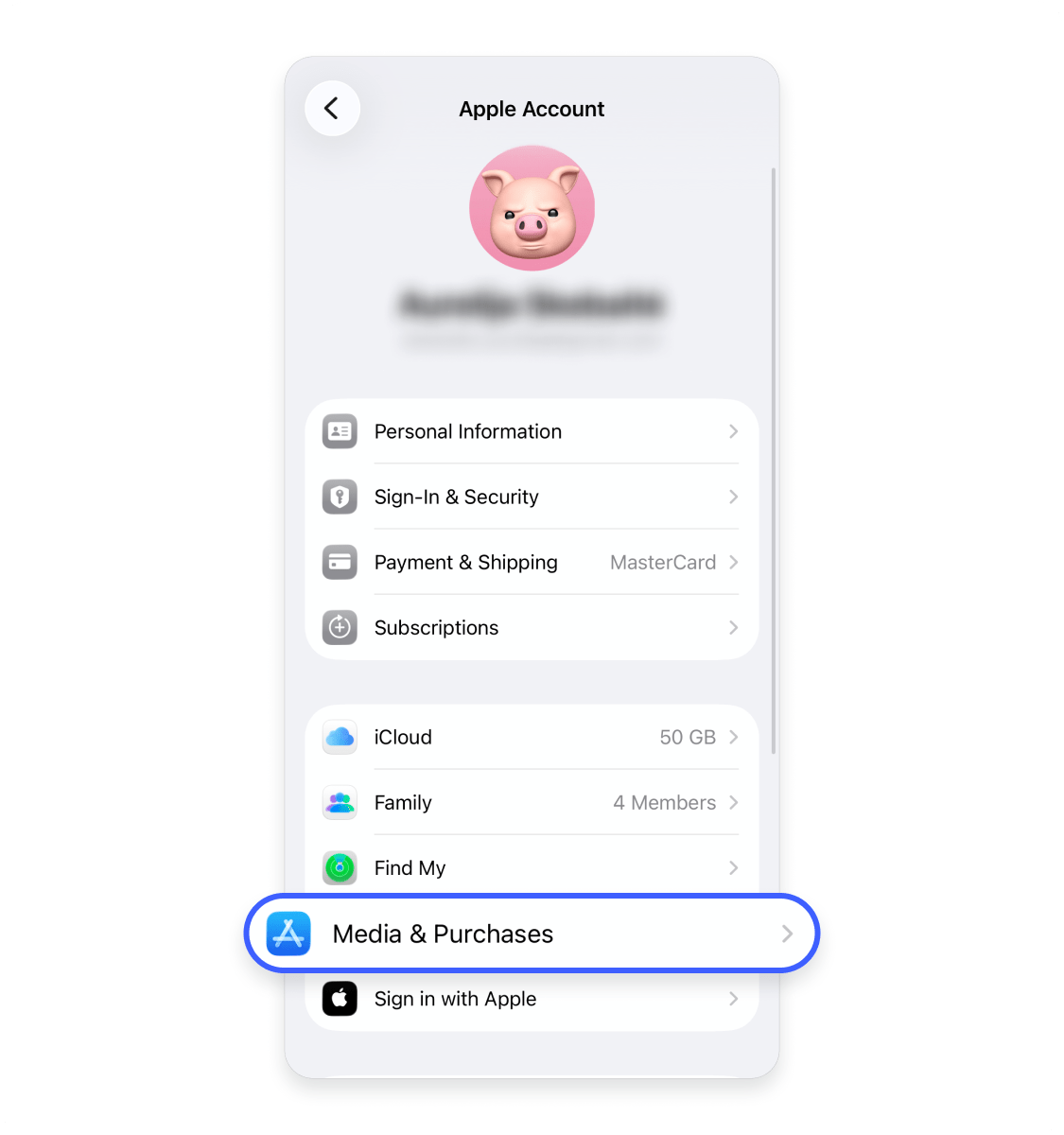 Change your Apple ID’s country or region settings: Step 3