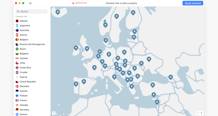 Server locations