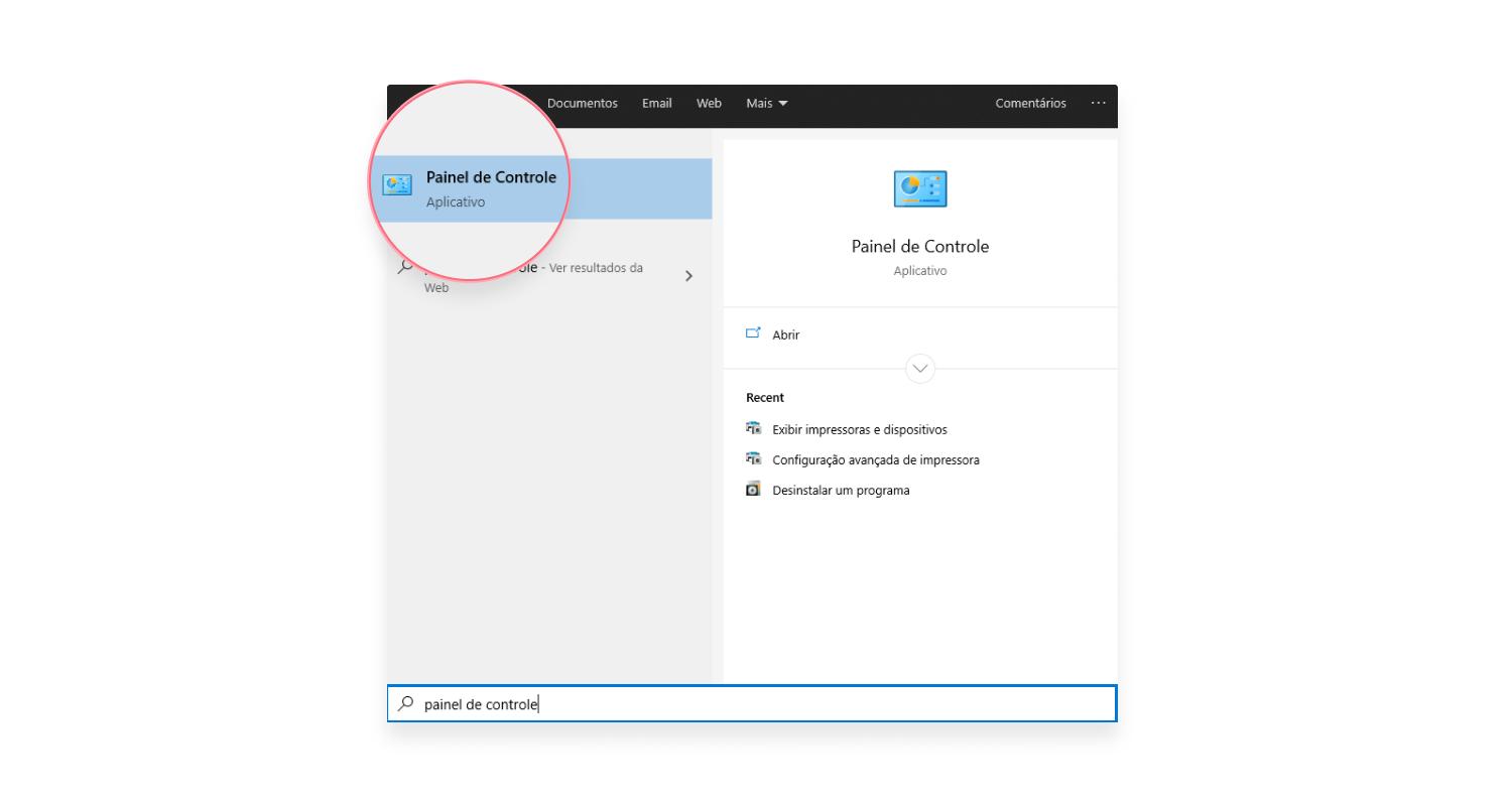 Altere as configurações do seu adaptador de rede: passo nº1