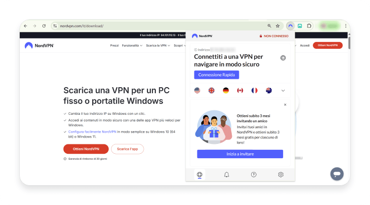estensione app NordVPN