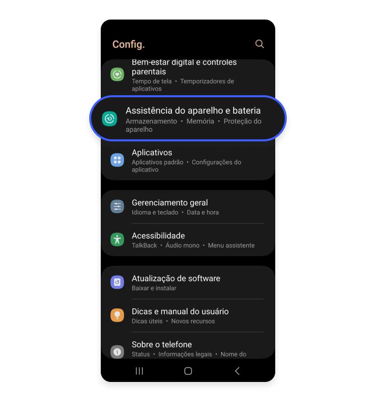 limpar cache todos os aplicativos no Android: passo nº2