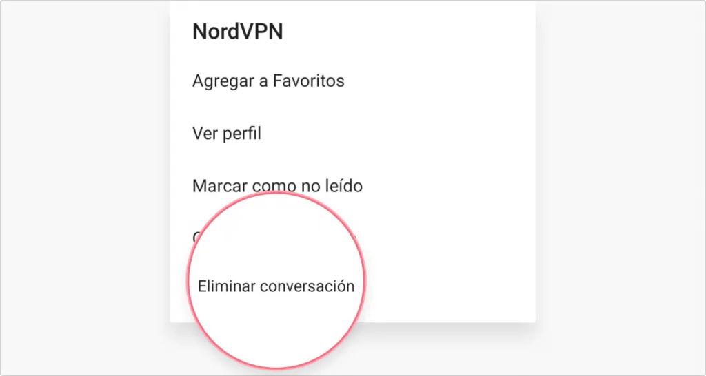 borrar las conversaciones de Skype paso 6