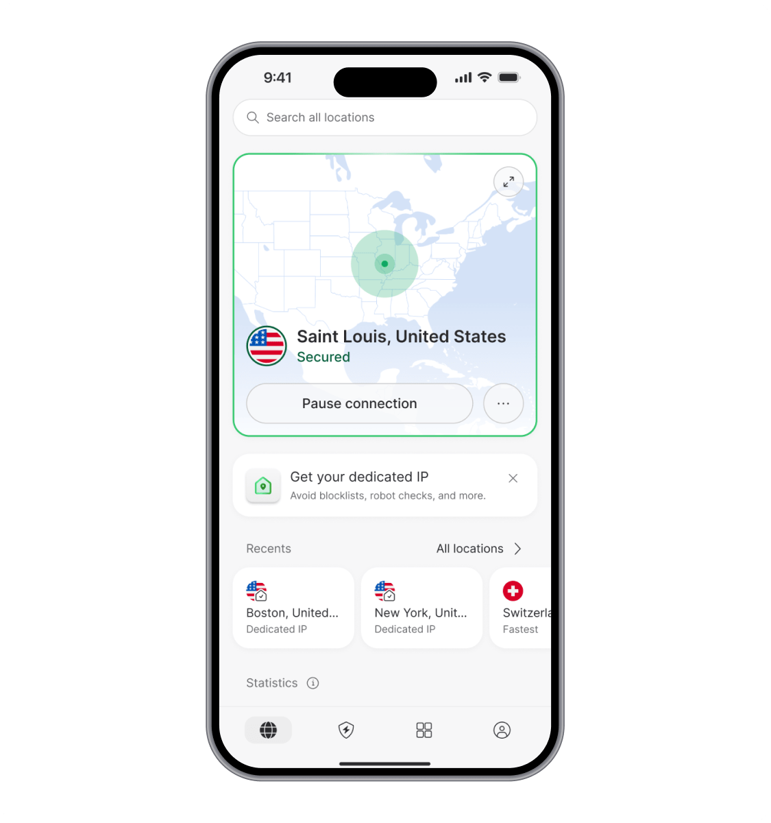 NordVPN app redesign