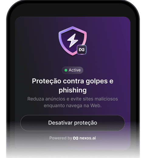 Uma funcionalidade ativa de proteção contra fraudes que funciona em conjunto com uma VPN para bloquear anúncios e sites maliciosos na Internet.