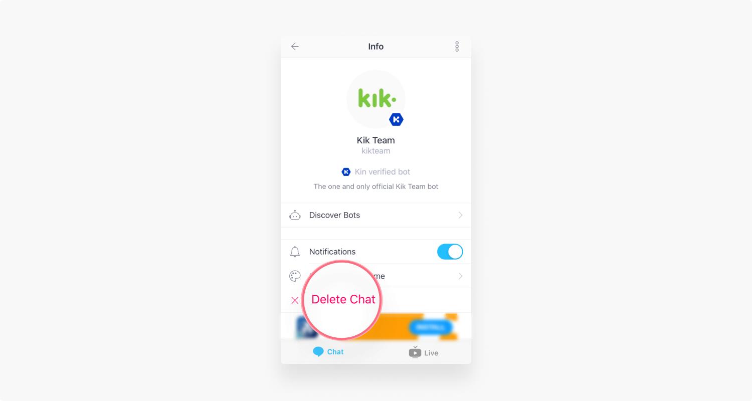 How to delete your Kik account illustration