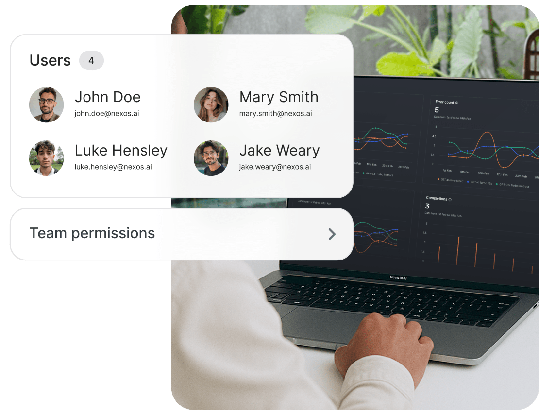nexos.ai teams management