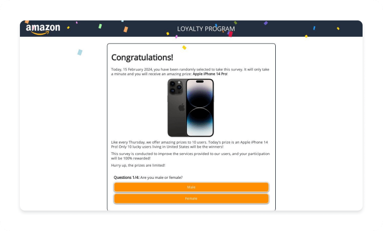 мошенничество с опросами на amazon