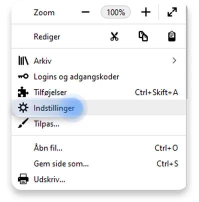 slet cookies firefox