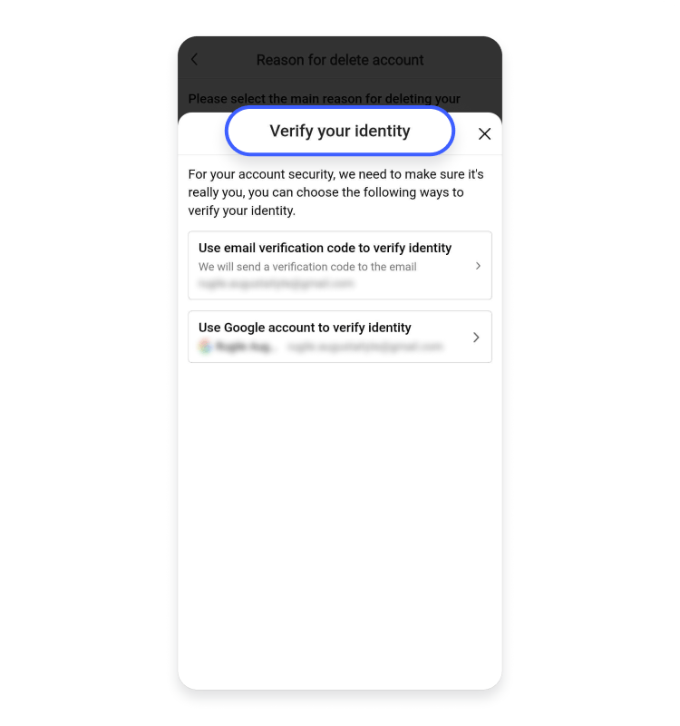 How to delete your Temu account on an Android phone 5.2