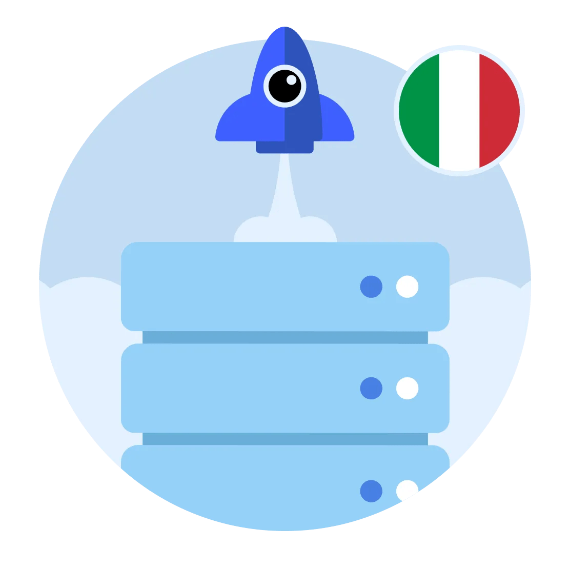 Connettiti ai server VPN italiani e naviga in sicurezza.