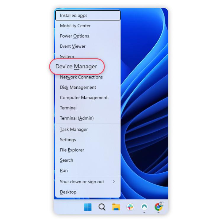 spoof mac address on Windows: step 1