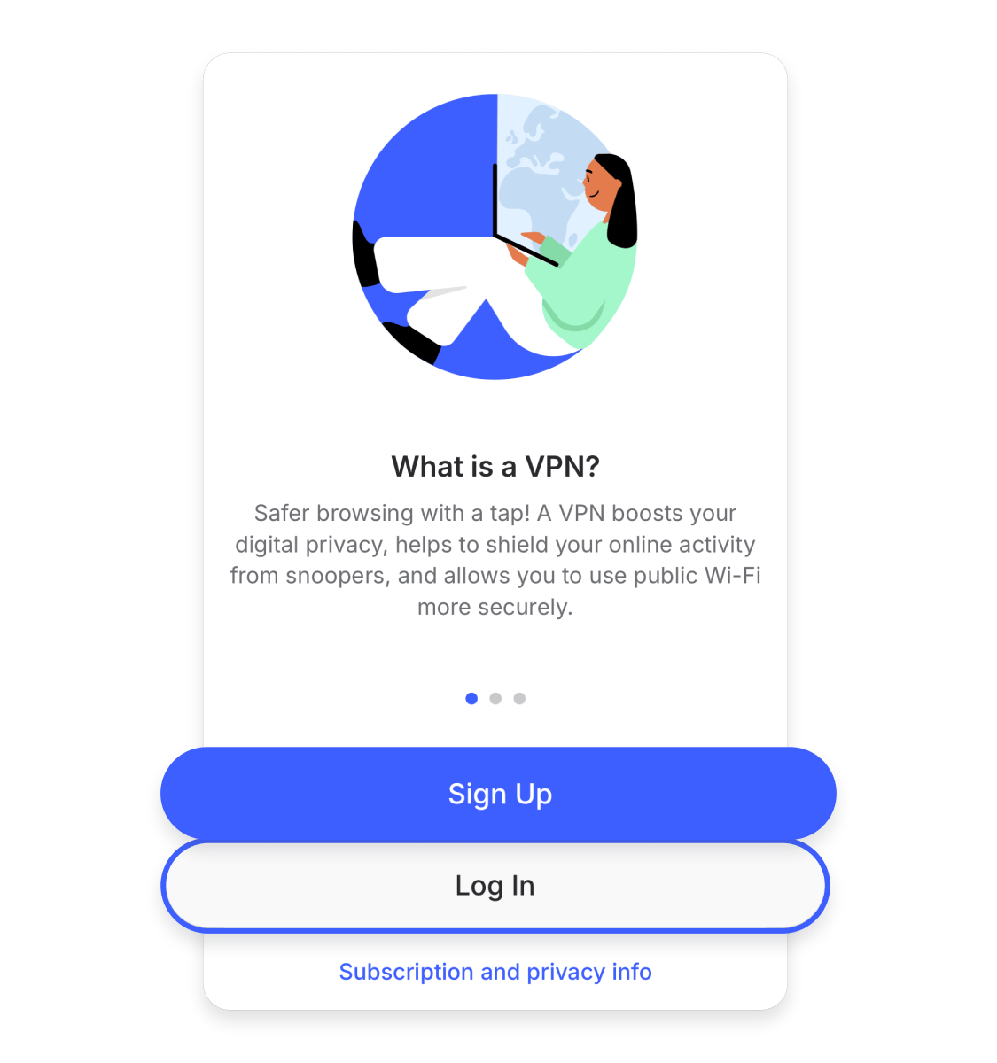 How to set up a VPN on an iPhone using an app: Step 3.