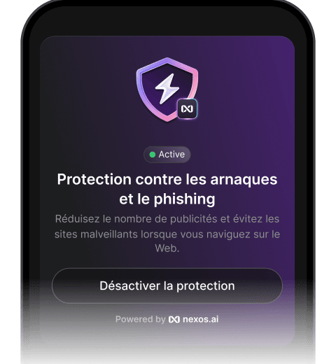 Une fonctionnalité active de protection contre les arnaques qui fonctionne en tandem avec un VPN pour bloquer les publicités et les sites web malveillants sur Internet.