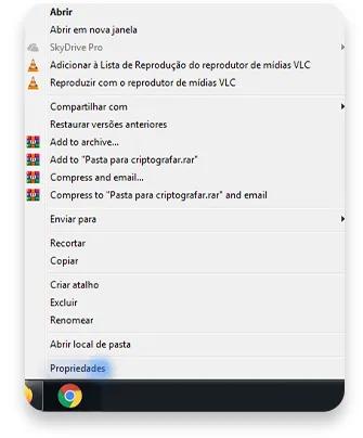 como colocar senha em pasta: passo nº2