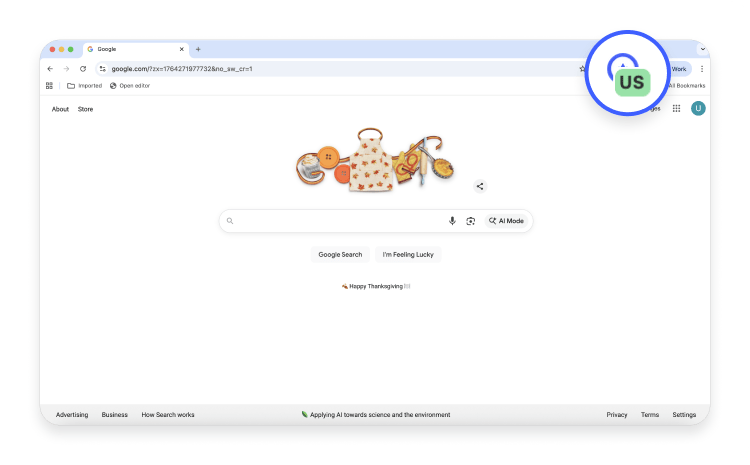 Turn off a VPN on Google Chrome 1