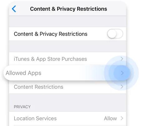 Disable Safari