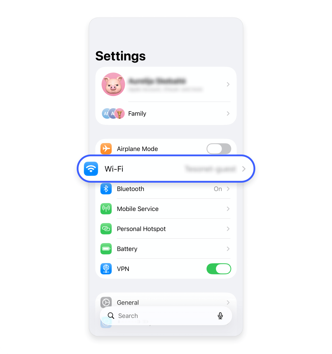How to find your iPhone’s IP address manually: Step 2
