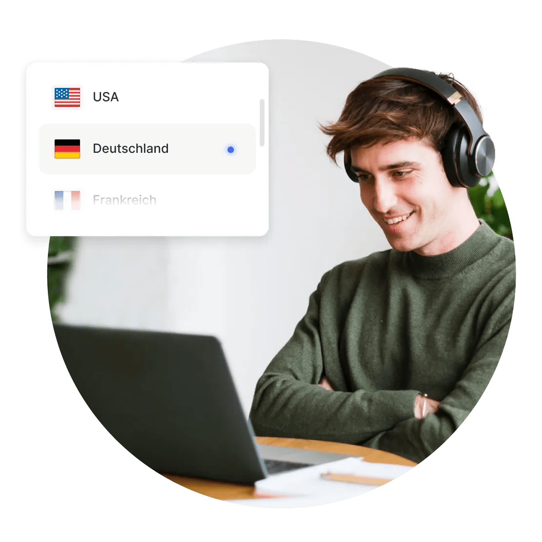 Surfe mit einer VPN-Verbindung mit NordVPNs schnellen Servern