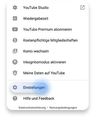 YouTube-Verlauf über die App löschen: Schritt 1