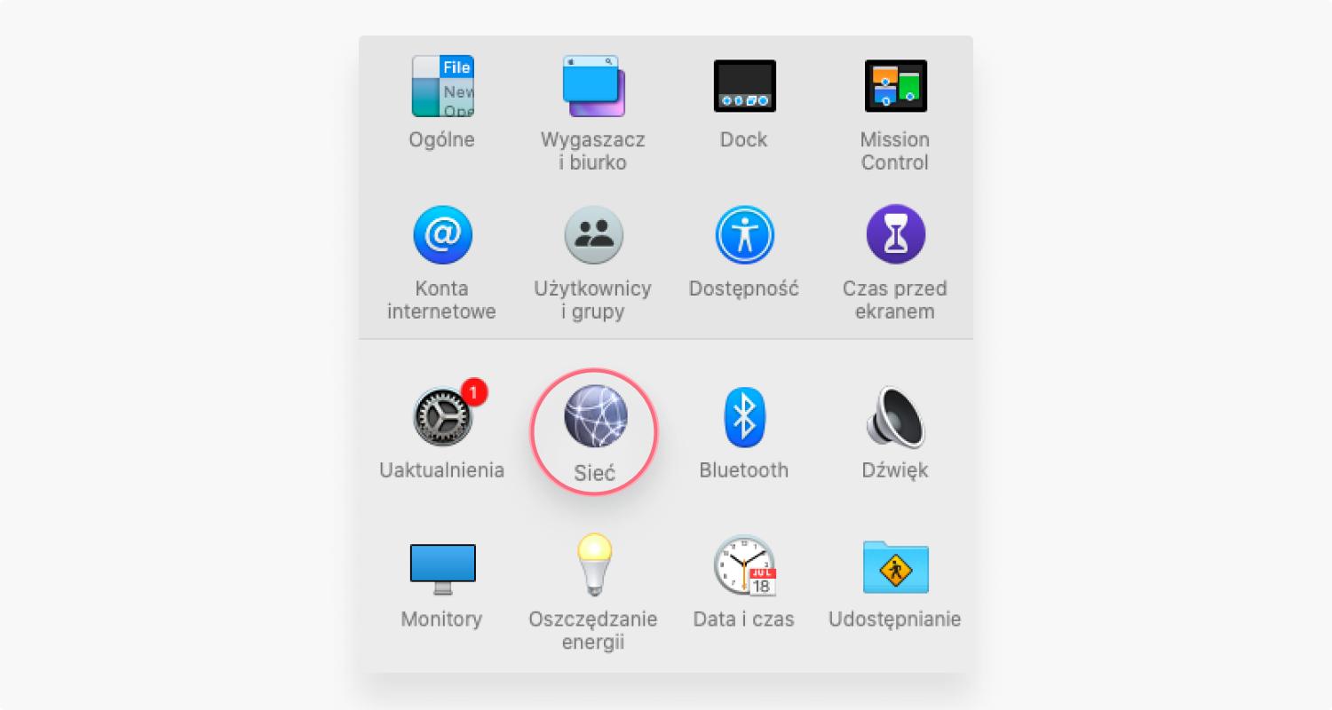 jak sprawdzić adres IP routera w systemie macOS: krok 2