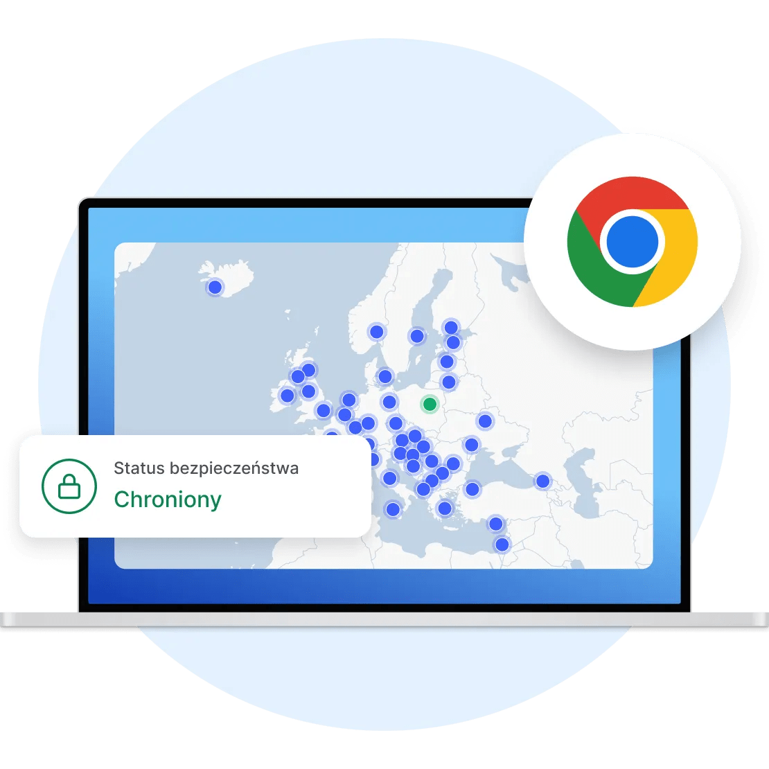 NordVPN oferuje rozszerzenia proxy dla przeglądarek Chrome, Edge i Firefox