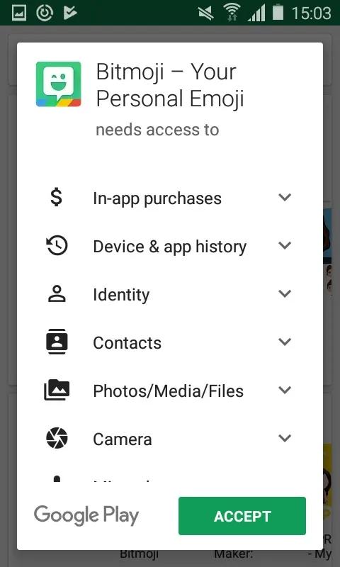 Bitmoji Android 2