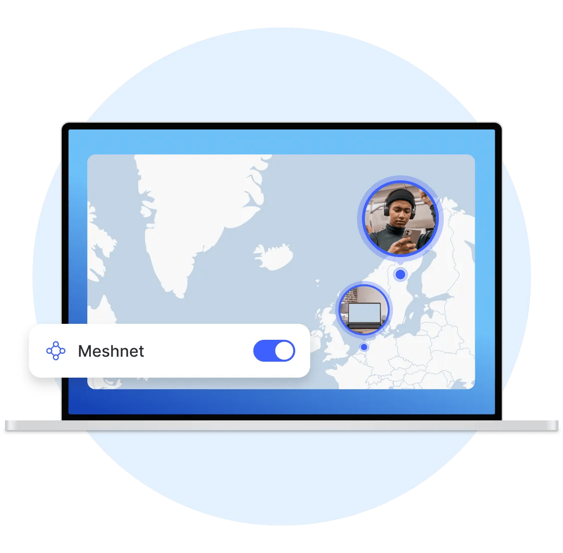 meshnet laptop protected private network md sv