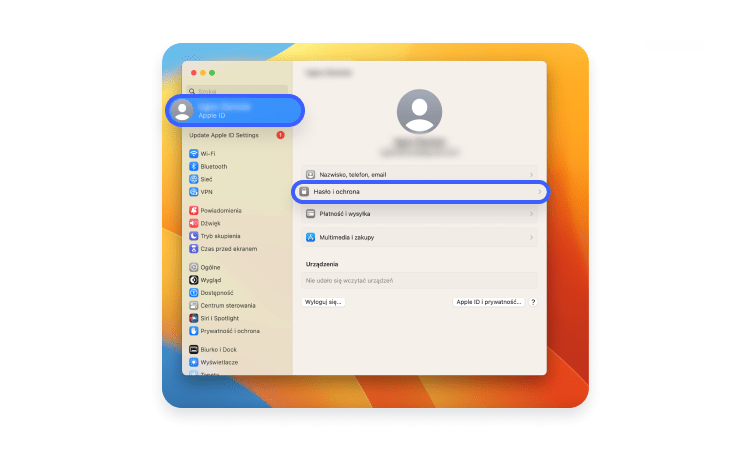 2fa na macos: krok 2