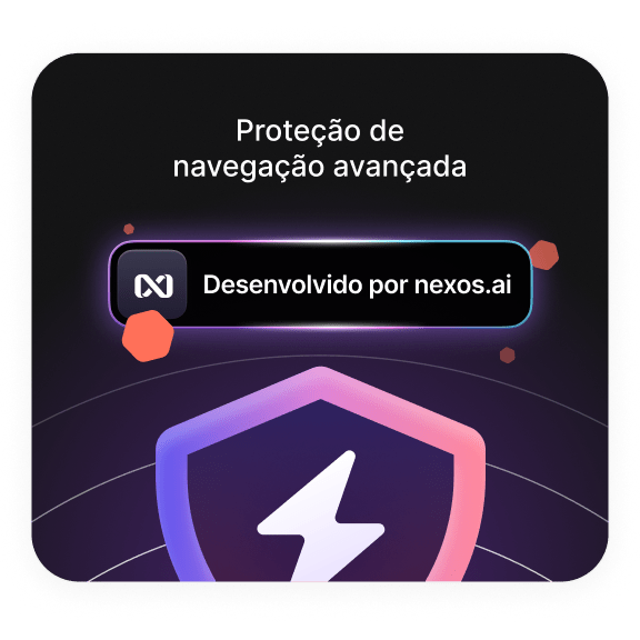 Proteção avançada de navegação ativa.