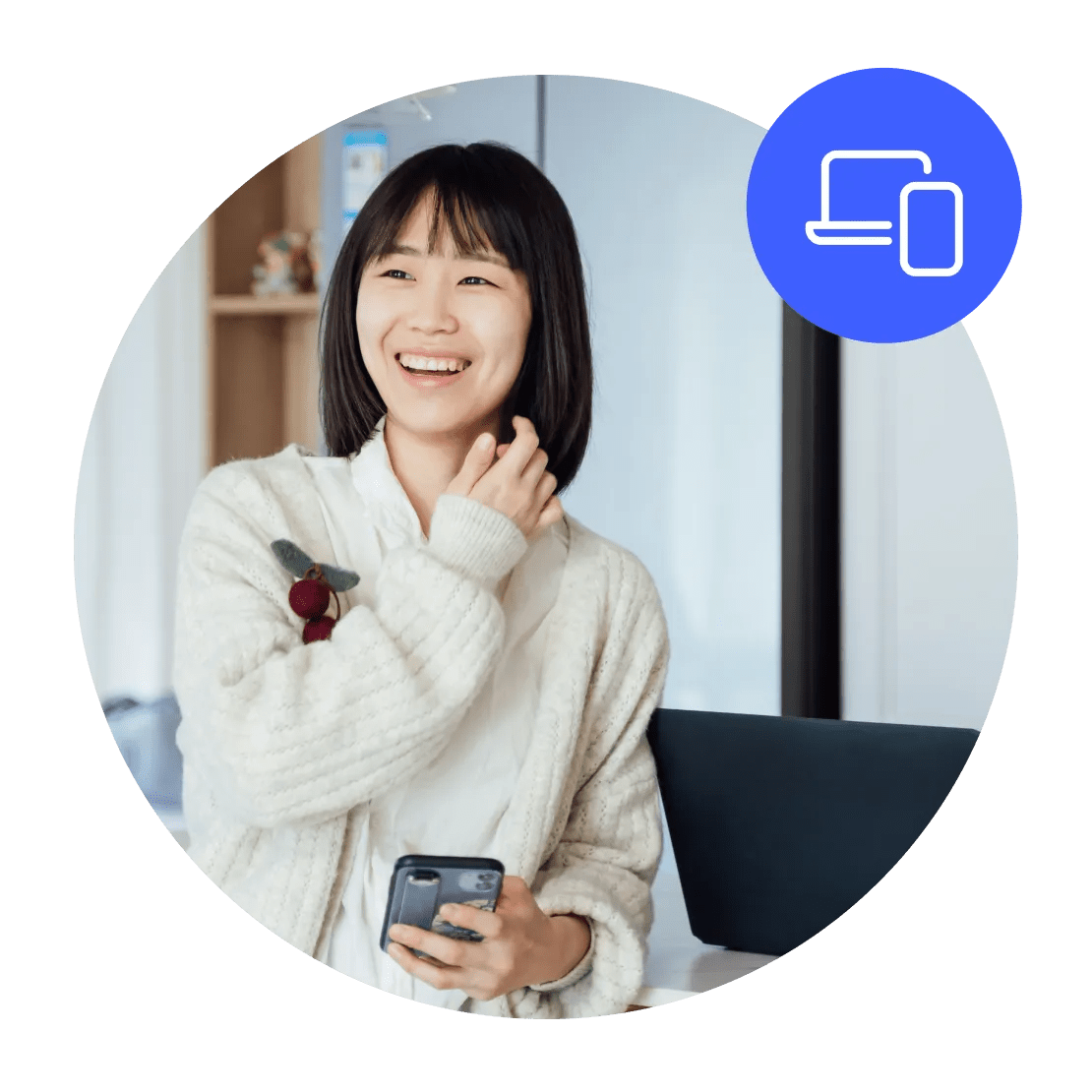 A family has secured their online traffic on multiple devices.