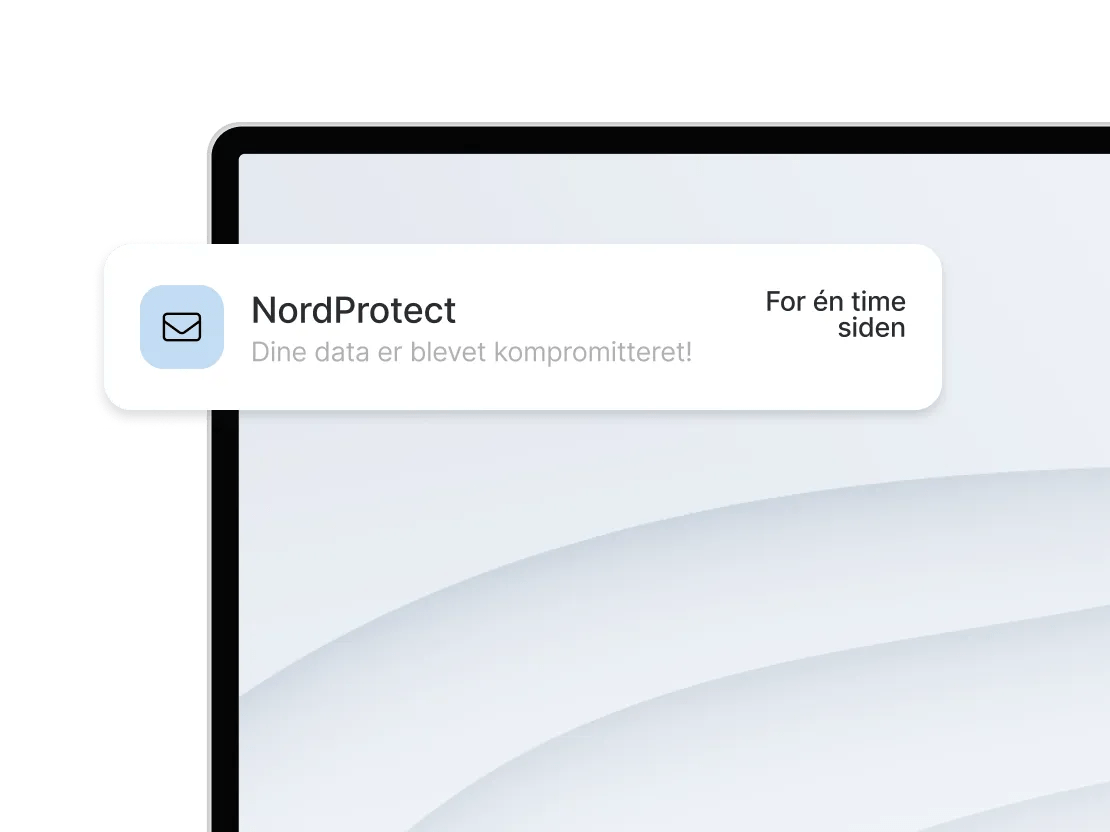 nordprotect email notification pop up md da