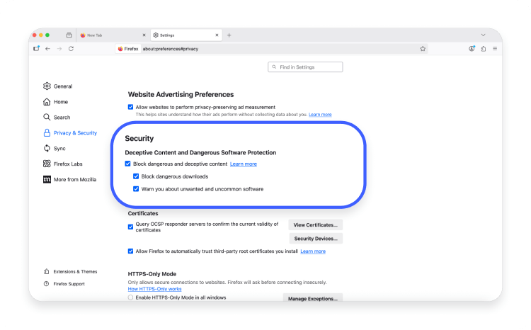 How to turn Google Safe Browsing on 11