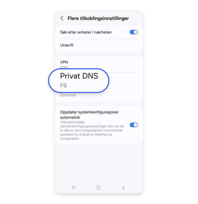 Privat DNS
