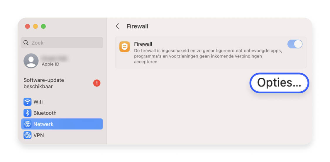 open systeeminstellingen op mac