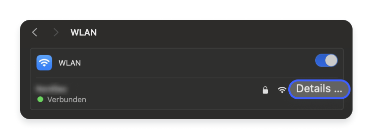 DNS-Server auf Mac ändern Schritt 2