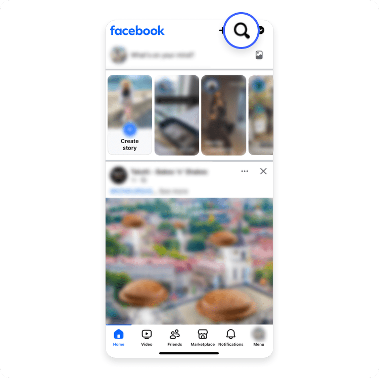 How to delete Facebook search history on a mobile 1