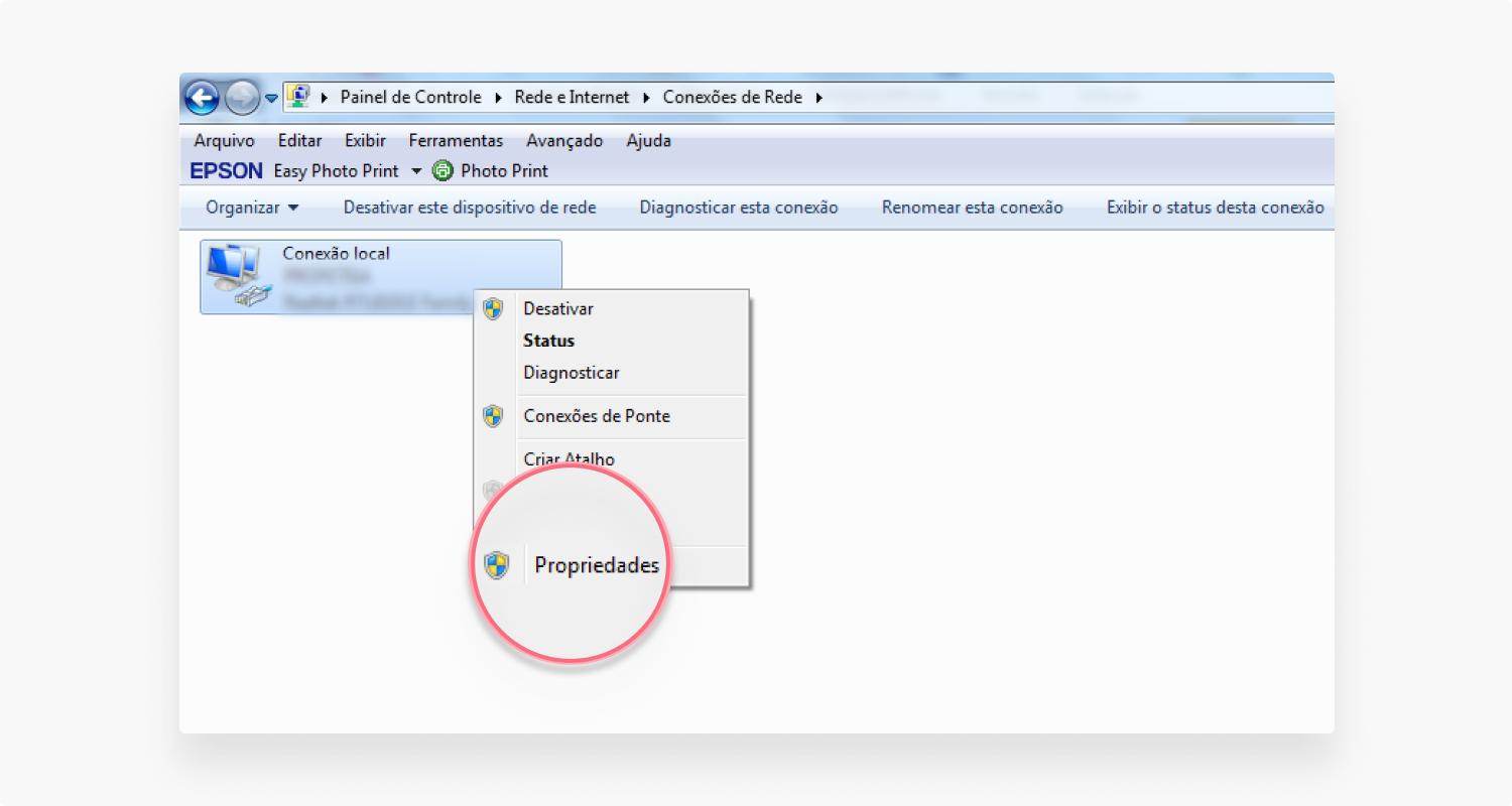 Como Mudar seu Servidor DNS no windows: passo 4