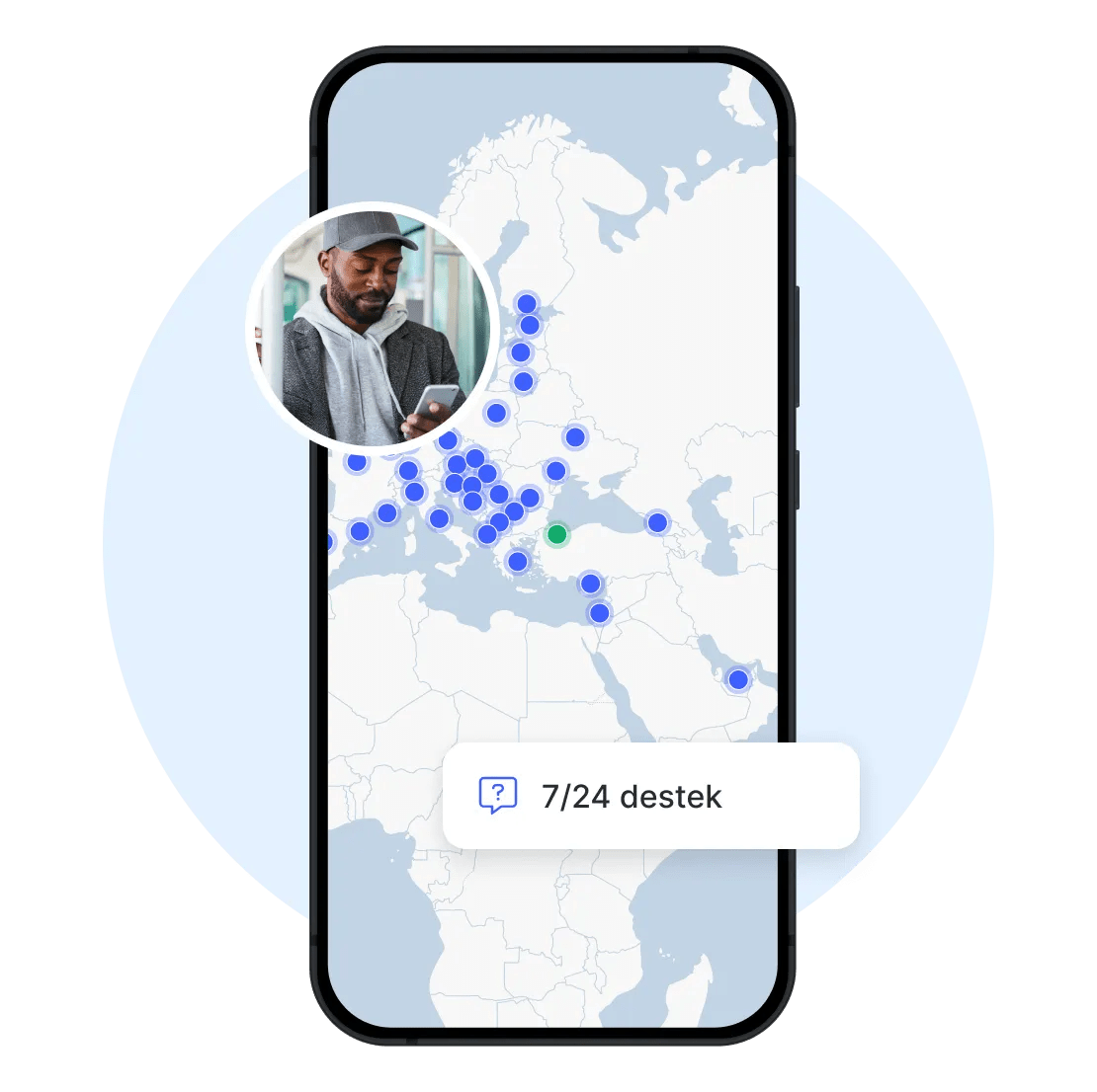 NordVPN müşteri desteği canlı sohbeti aracılığıyla bizimle iletişime geçin