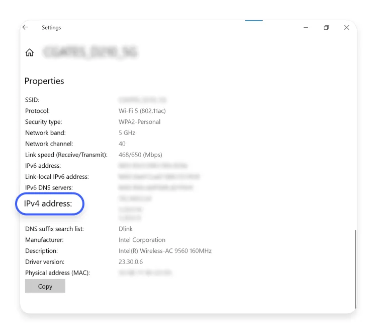 IP address Windows 35