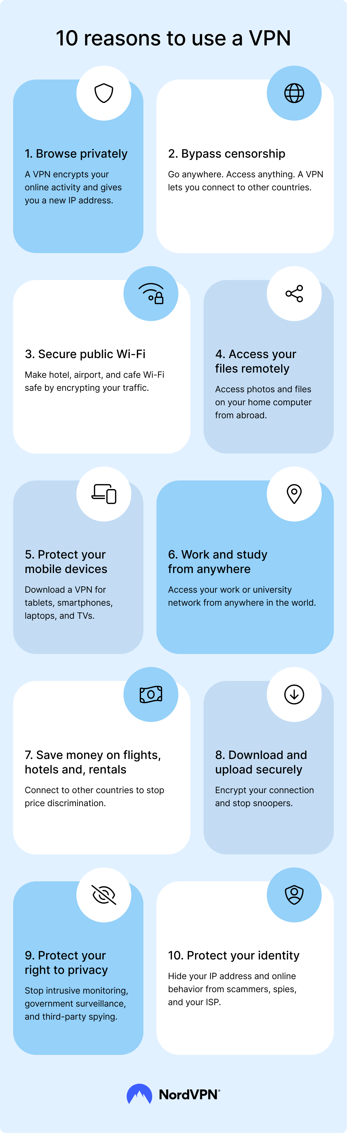 10 reasons to use a VPN