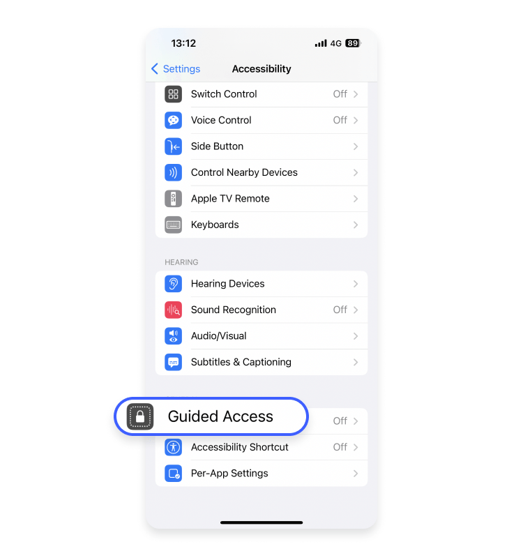 How to enable Guided Access 2